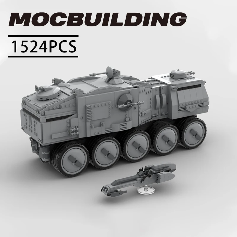 

Конструктор MOC Clone Turbo Tank (HAVw A6 Juggernaut), эксперт-создатель из фильма «Звездные войны», набор строительных блоков, Сборная модель, кирпичи