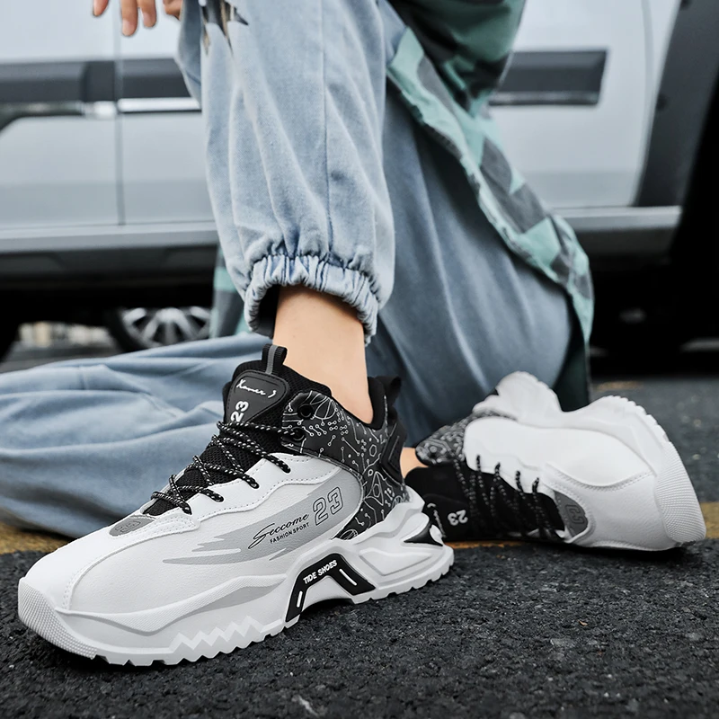 Кроссовки PARZIVAL мужские спортивные повседневные для баскетбола и тенниса уличная