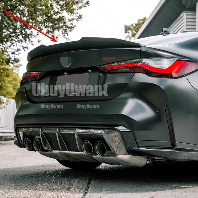 Автомобильный спойлер для BMW 4Series G22 Coupe/G82 M4 PSM Стиль из настоящего углеродного