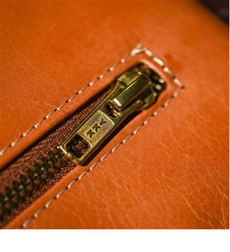 Fashion luxury genuine leather ladies crossbody bag designer original vintage handmade natural real cowhide women's shoulder bag