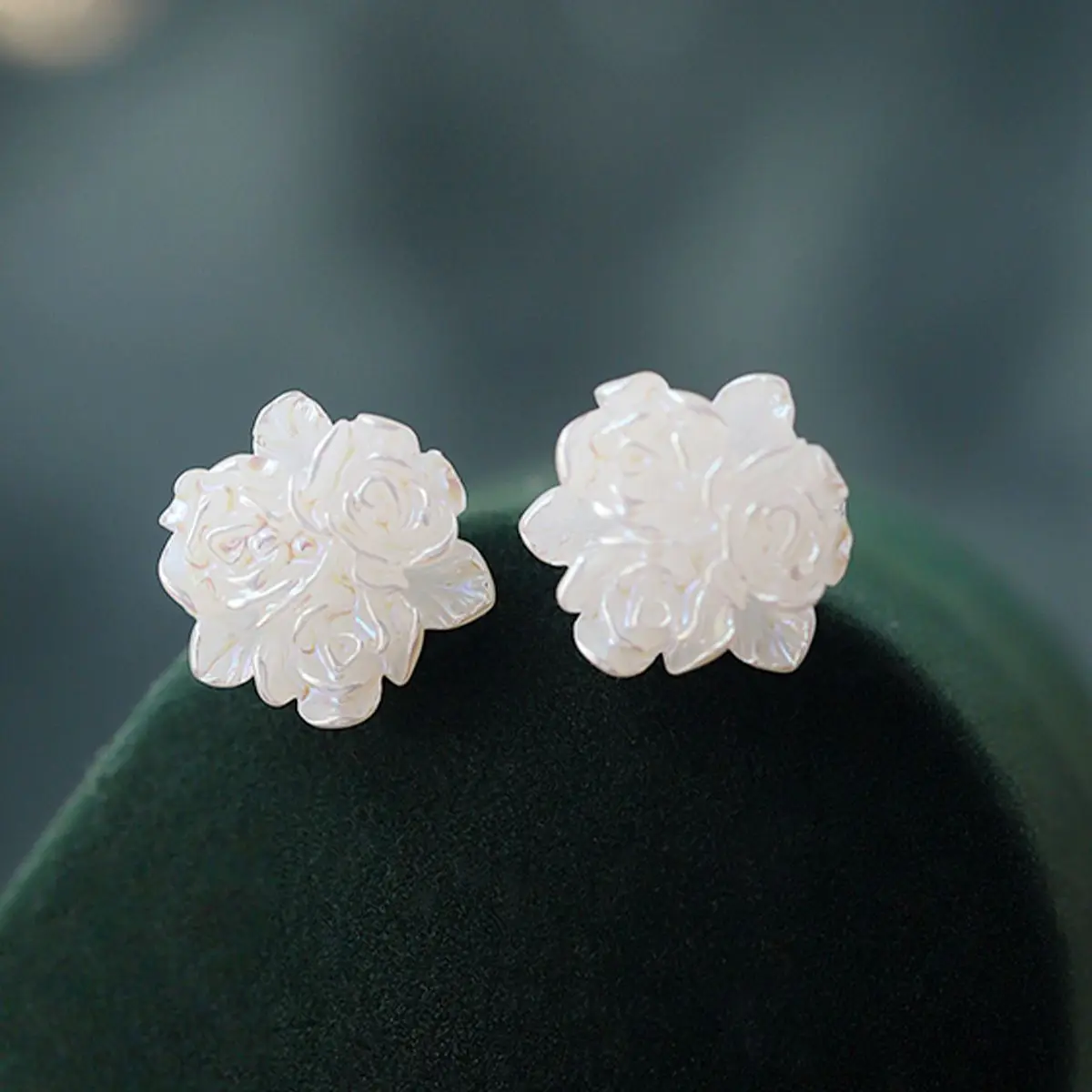 

Luxury Brand 925 Silver Needle Pendientes Gentle Sweet Simple Fresh Versatile Rose Earrings for Women Christmas Gift серьги