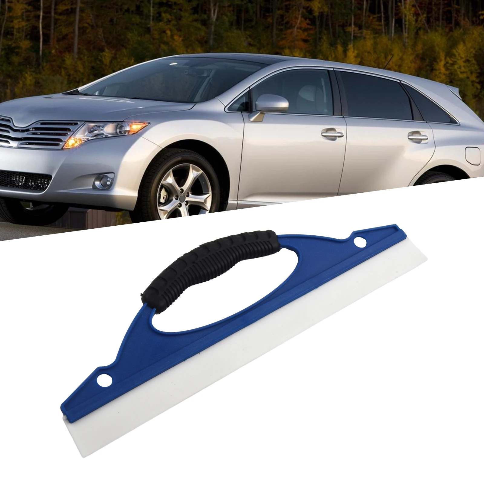 

Car Glass Wiper Squeegee Blade Premium ABS Plastic Anti Rust and Reliable Perfect for Shower Doors and Car Windshields