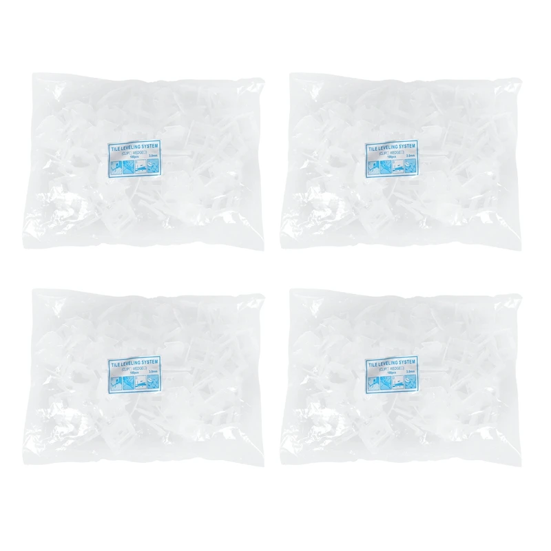 

400Pcs Tile Leveling System Tiles Leveler Spacers Lippage Free Tile And Stone Installation For Leveling Spacer Clips 3Mm