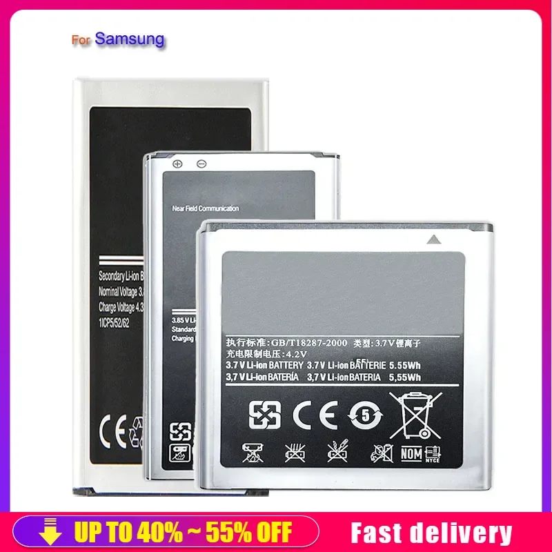 Аккумулятор для Samsung Galaxy S3 S4 mini S5 S6 S7 Edge S8 S9 S10 S10E S20 Plus SM G900 G900I G900F G900H G930F G950 EB-BG900BBE