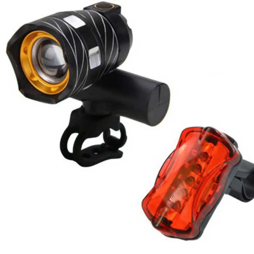 

Велосипедный ночной велосипедный передний фонарь, задний фонарь в комплекте, наружный дорожный велосипед, горный велосипед, аккумуляторный фонарь, задний фонарь