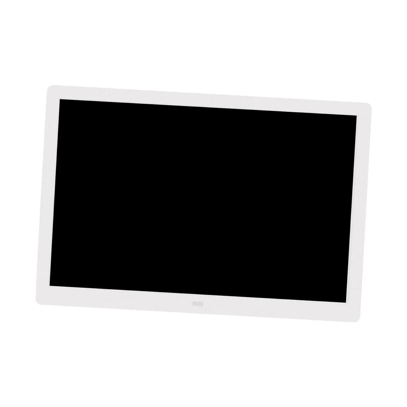 

12" Digital Picture Frame White US Standard Adjustable Brightness Remote Control and Manual Button for Wall