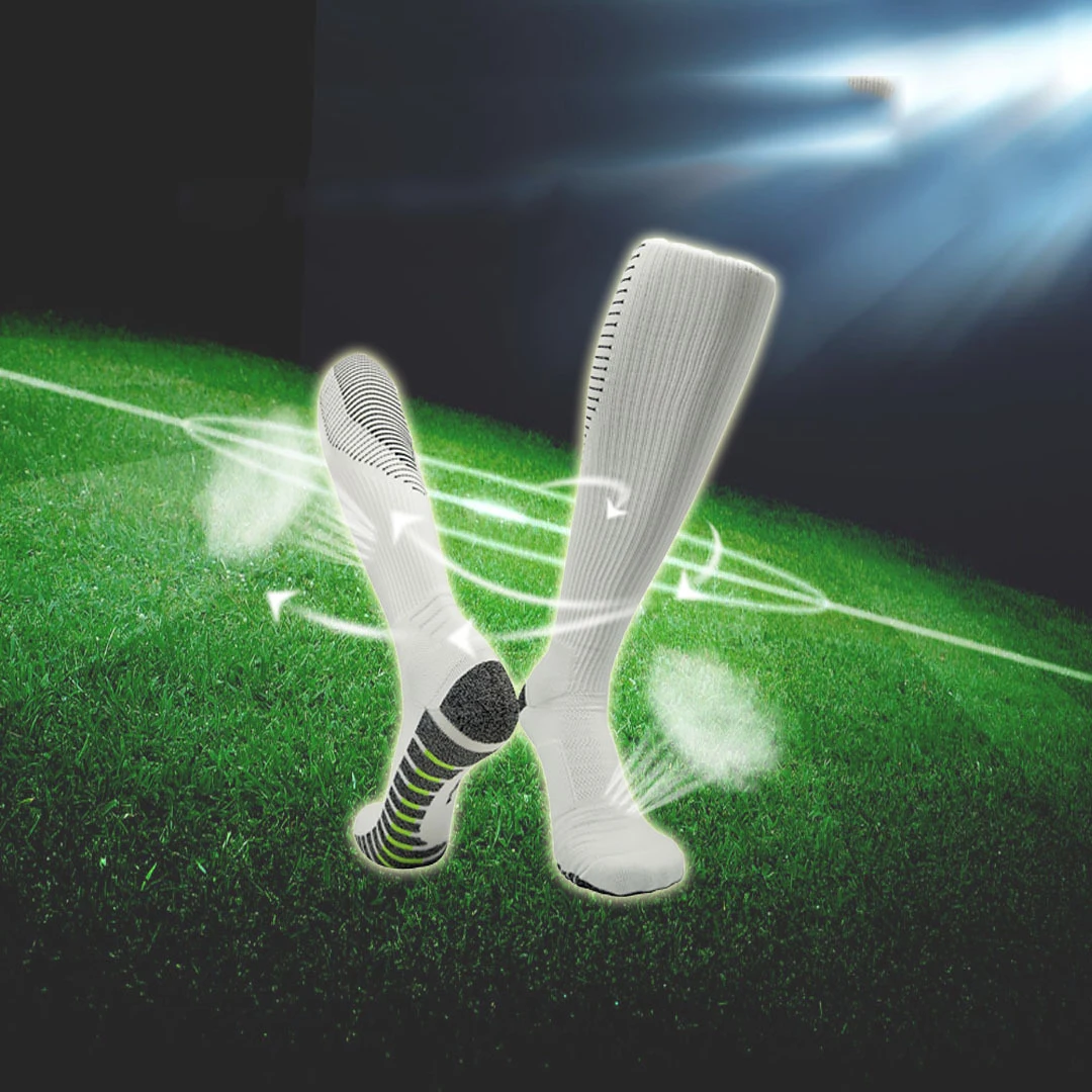 football sock male children knees high  adult training sport running calcetines hombre calzini ciclismo compression Soccer Socks