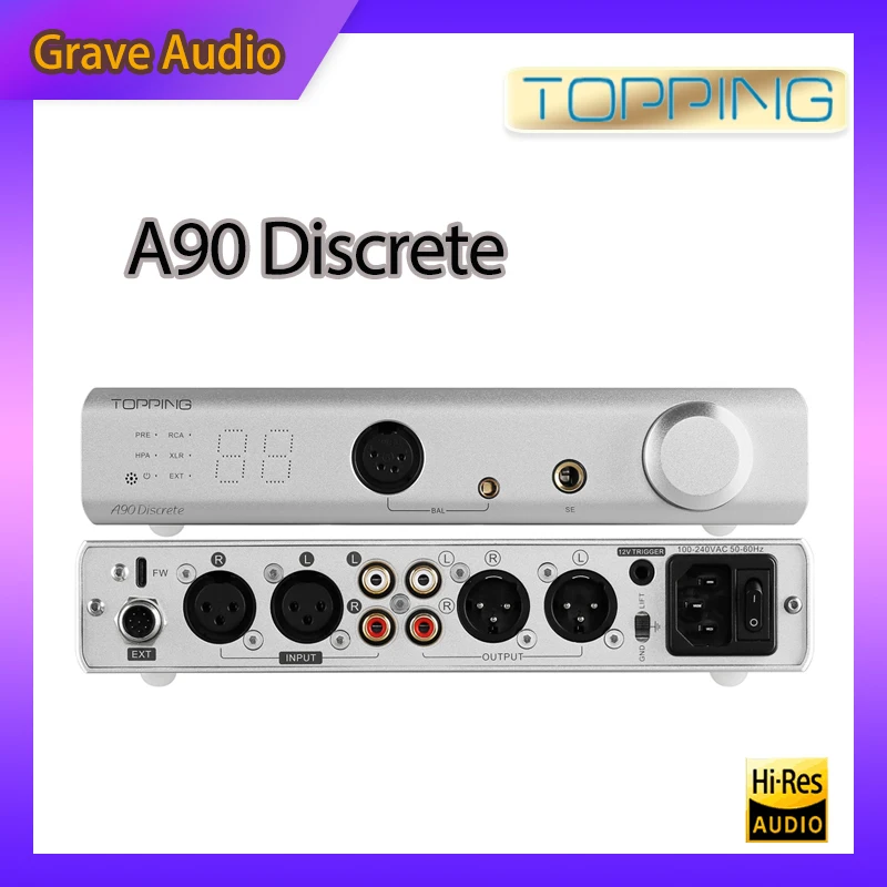 Топпинг A90D A90 дискретный полностью балансный HIFI предусилитель усилитель