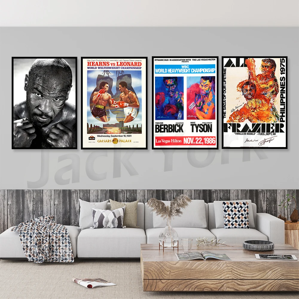 

Boxing Poster | Vintage Sports | Wall Art | Home Décor | Home Gym | Gift Idea
