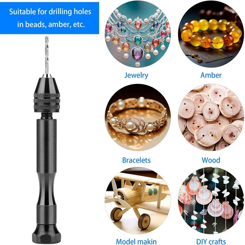 Набор ручных сверл 25 спиральных и 10 мини-сверл для печатных плат инструмент