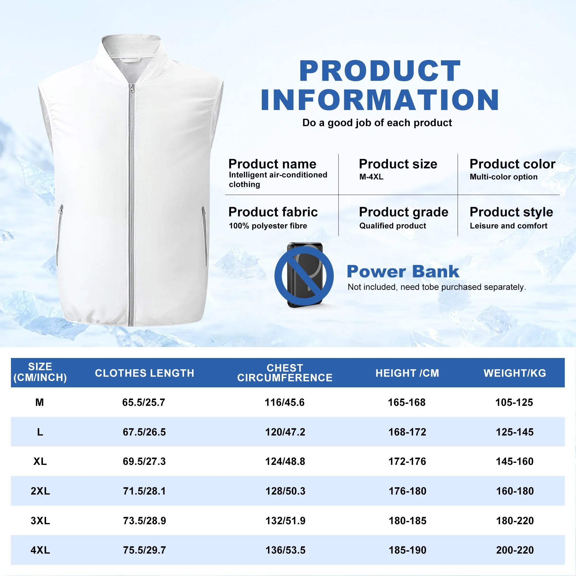 Охлаждающий Жилет для жилета с электрическим вентилятором воздухопроницаемая