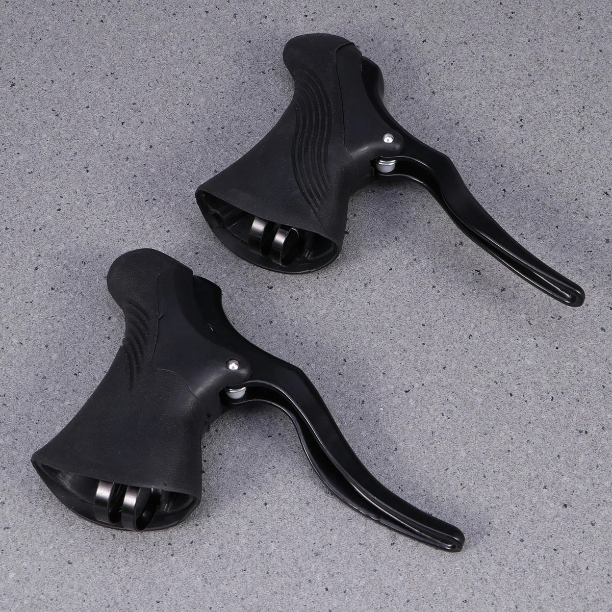 

1 Pair Bike Brake Lever Handlebar Brakes Brake Lever Brake Handle for Fixed Gear Road Bike (Black)