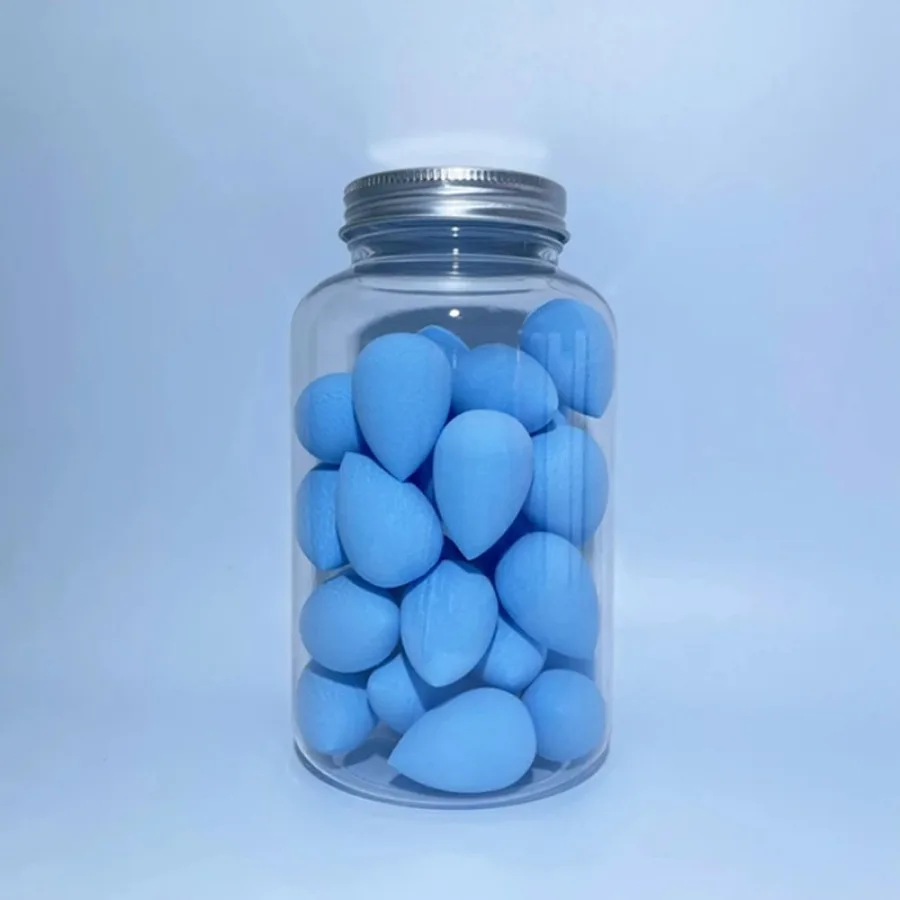 Мини-спонж для макияжа 40 шт. сухие и влажные ватные диски нанесения тонального