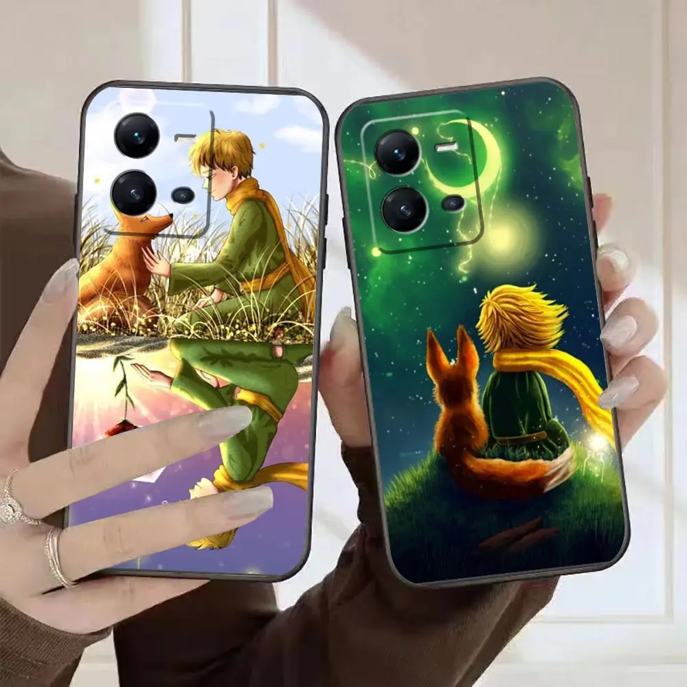 

Case For VIVO X90 X80 X70 X60 X50 X27 X23 X21 X20 Plus V25 V23 V23E V21 V21E V20 SE V19 Pro 5G Case The Little Prince Starry Sky