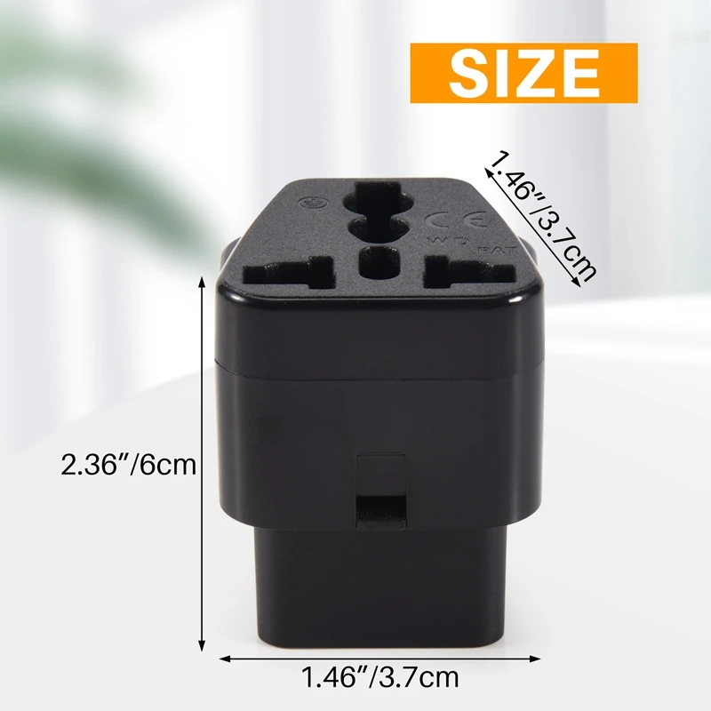 Специальная вилка PDU для преобразования ИБП C13 в универсальную розетку сервера