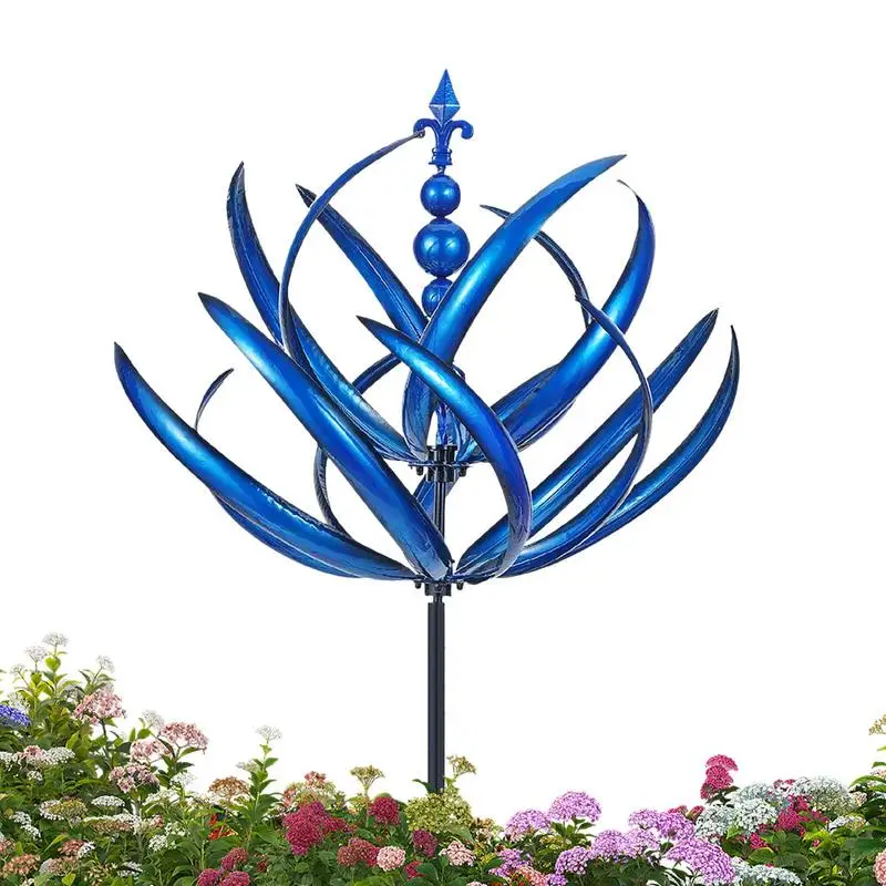 

Garden Wind Spinners Outdoor Windmill Patio Garden Lawn Outdoor Decoration Gift Unique Wind Collector Metal Windmill Spinner