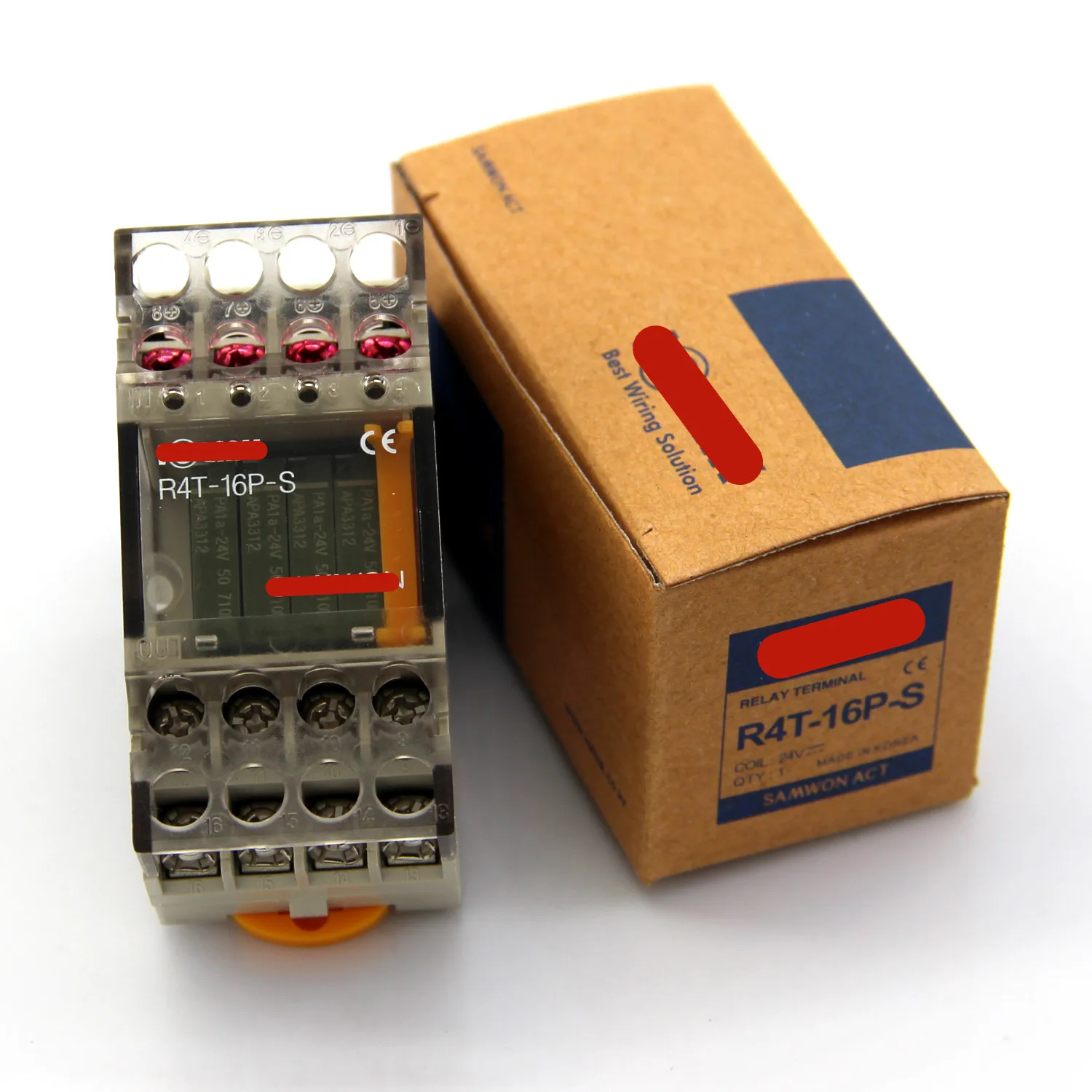 

R4T-16P-S DC24V 4-точечное выходное реле муфты модуль