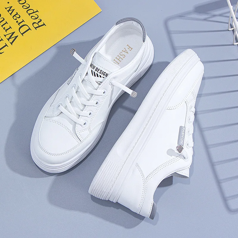 Small White Shoes Women's 2022 Spring New Trendy Shoes Summer Korean Version Thicksoled Casual All-match Student Ins Shoes Women