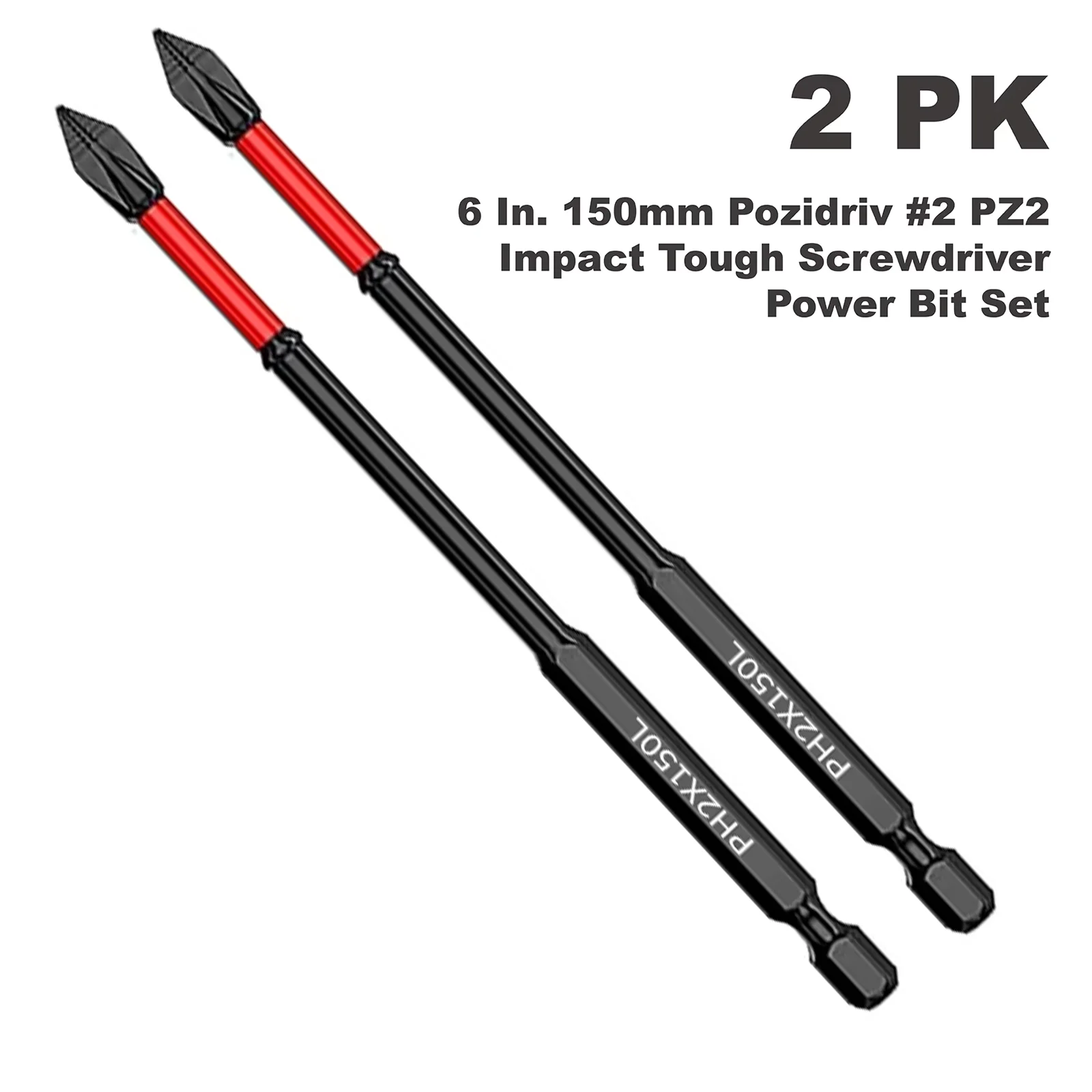 

Набор ударных бит Pozidriv PH2 из легированной стали