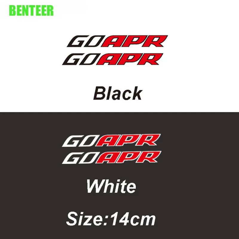2Pcs APR Car Windows Sticker For Volkswagen RLINE GolfR GTI Polo CC Touran Audi Sline Quattro A4 A6 | Stickers