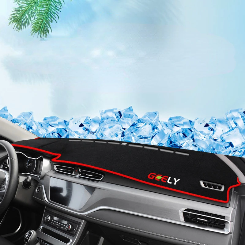 

For Geely Atlas Boyue NL3 Emgrand X7 Sport Proton X70 Car Dashboard Cover Mat Avoid Light Pad Instrument Panel Carpets 2016-2022