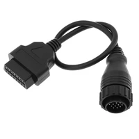 obd ii obd2 14 pin male to 16 pin female car connector cable adapter car diagnostic tool with 30cm line for benz 14 pin