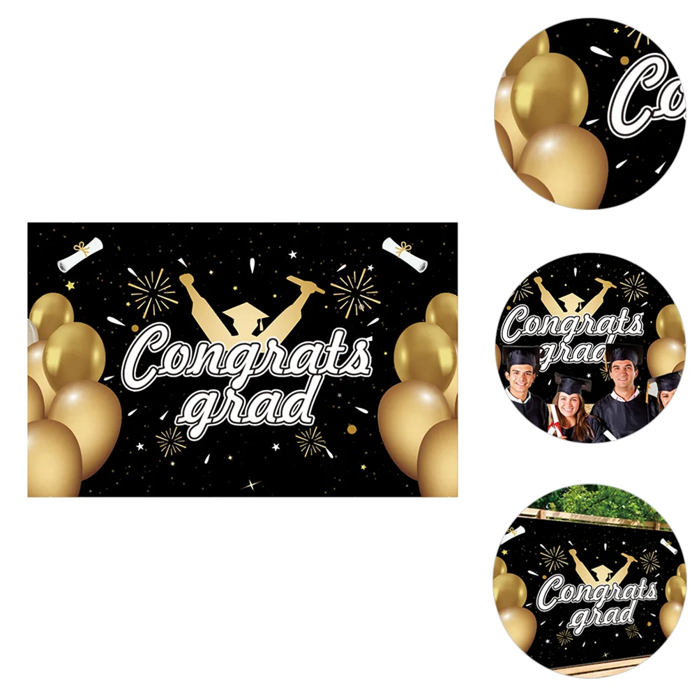 

Backdrop Graduation Photo Photography Background Cloth 2022 Booth Banner Personalized Congratulations