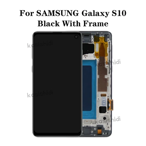 Новый ЖК-дисплей TFT для SAMSUNG Galaxy S10 G973F/DS G973/U SM-G973, дисплей, сенсорный экран, дигитайзер, замена, Сервисный пакет с рамкой