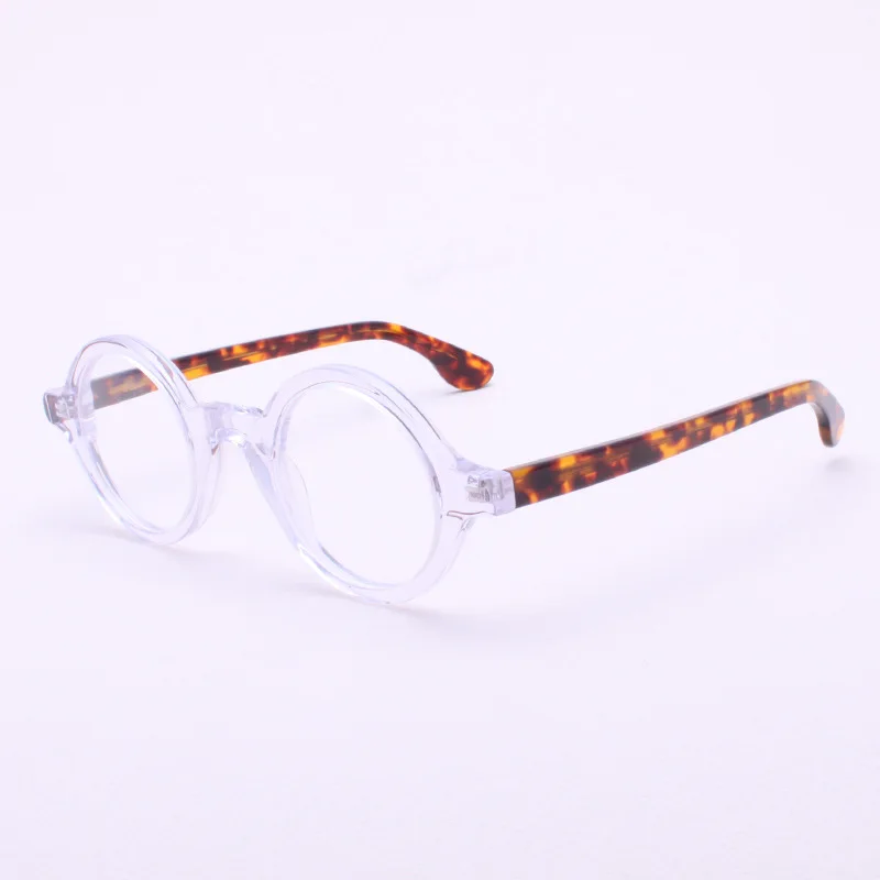 

Vintage Brand Acetate Round Reading Glasses Frames Women Men Clear Lense Prescription Myopia Eyewear Optical Eyeglasses Frame