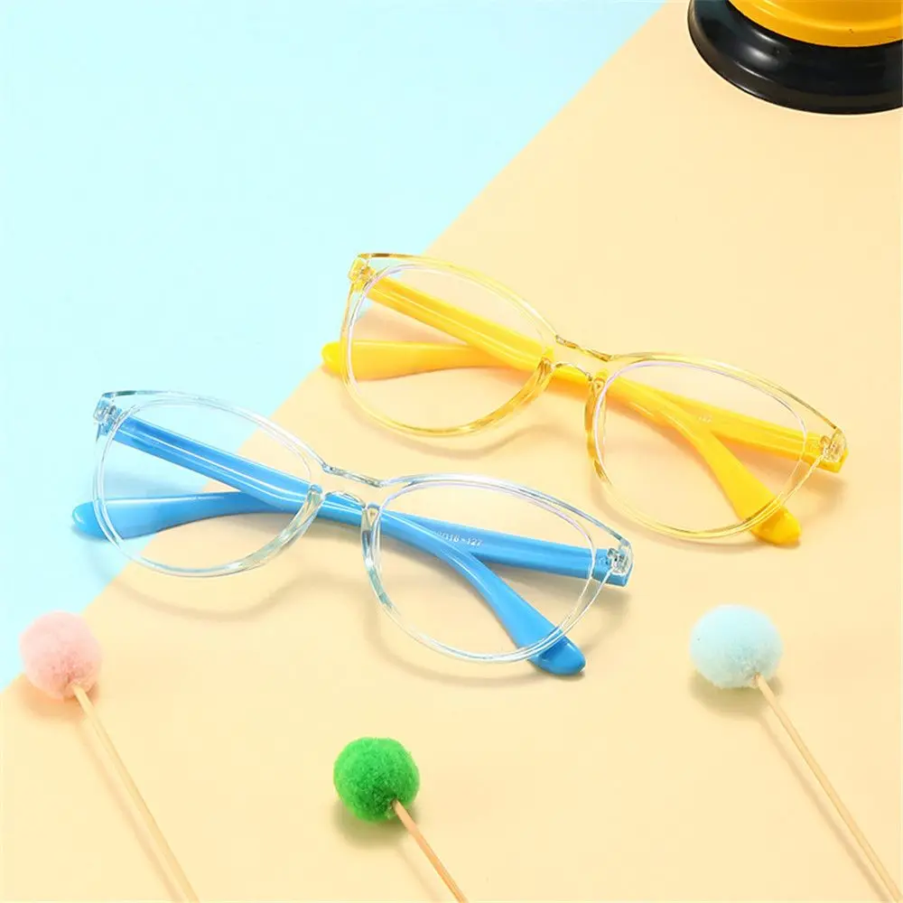 

Boys Girls Online Classes Computer Eye Protection Kids Glasses Comfortable Eyeglasses Anti-blue Light Ultra Light Frame