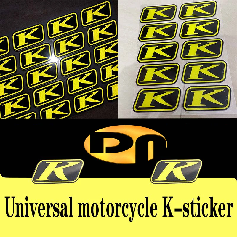 

K word sticker helmet waterproof sticker reflective sticker motorcycle modification sticker three boxes sticker K mark pull car