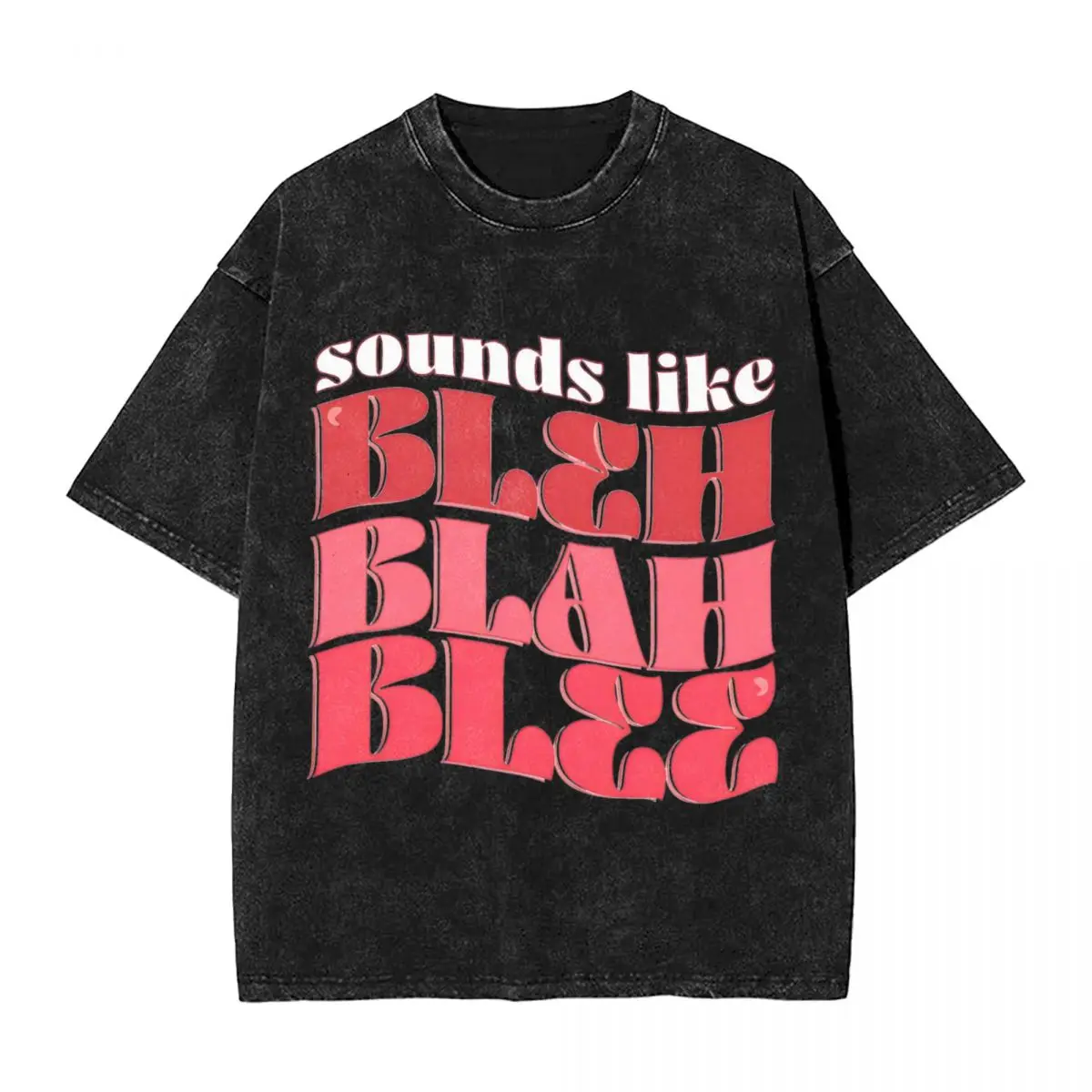 Sabrina Carpenter Nonsense Bleh Blah Blee Washed T-ShirtMan Y2K Хлопковая футболка в стиле ретро Летние