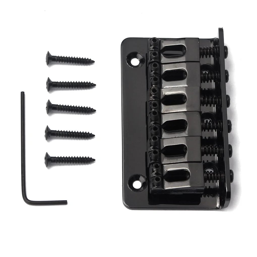 

Guitar Bridge Set With Screws and Wench Replacement Part Saddle Bridges
