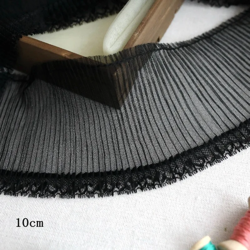 Африканская кружевная ткань 2024 высокое качество 1 ярд плиссированные