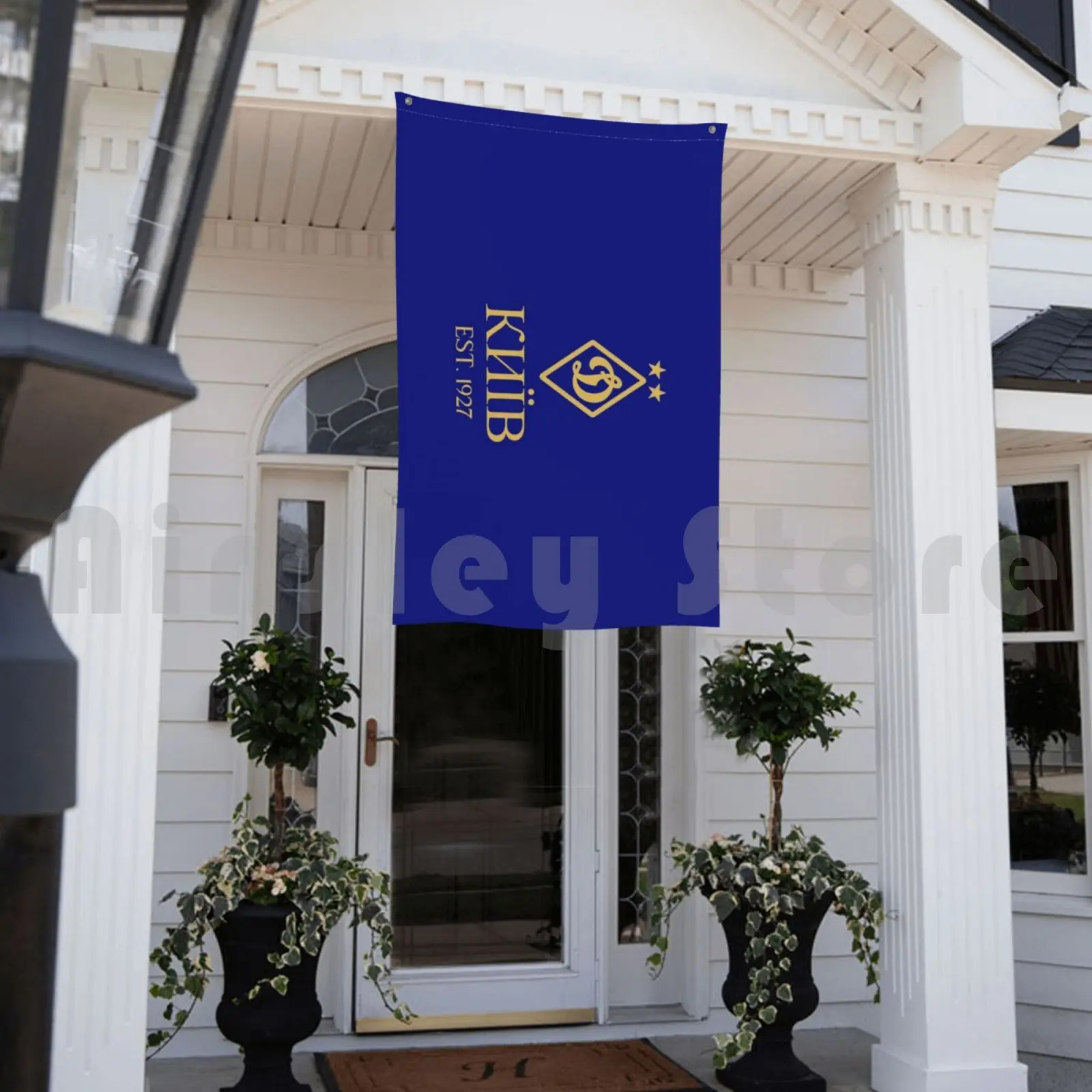 Динамо Киев Золотой Открытый Декор флаг автомобиль Ки? В Football Club Dynamo Kyiv |