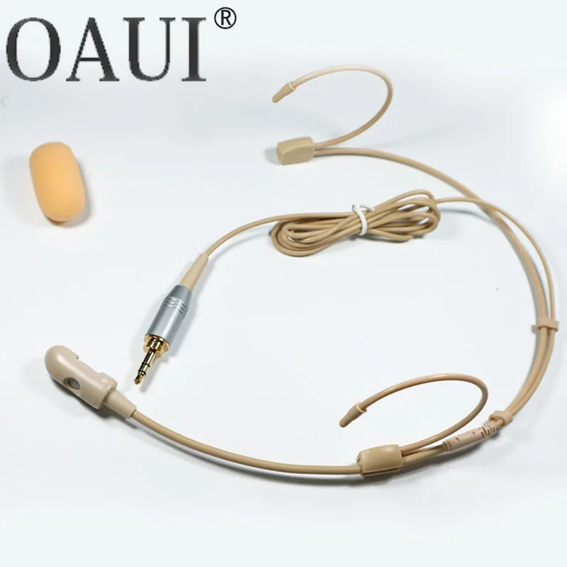 

Классическая Кардиоидная беспроводная гарнитура с микрофоном для ПК, компьютера, ноутбука, сценическая производительность, микрофон бежев...