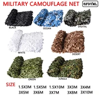 hunting military camouflage net woodland military training camouflage net car cover tent shade camping awning 1 5x3m1 5x10m3x3
