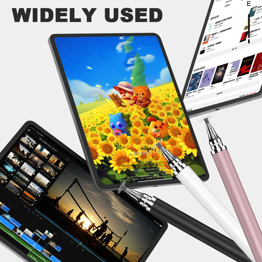 Стилус 2 в 1 емкостный сенсорный карандаш для планшета IPhone IPad телефона Samsung Android