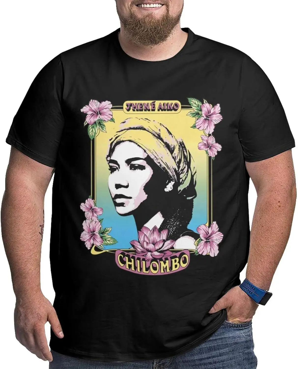 Футболка Jhenes Aikos мужские хлопковые футболки оверсайз большая и высокая модель