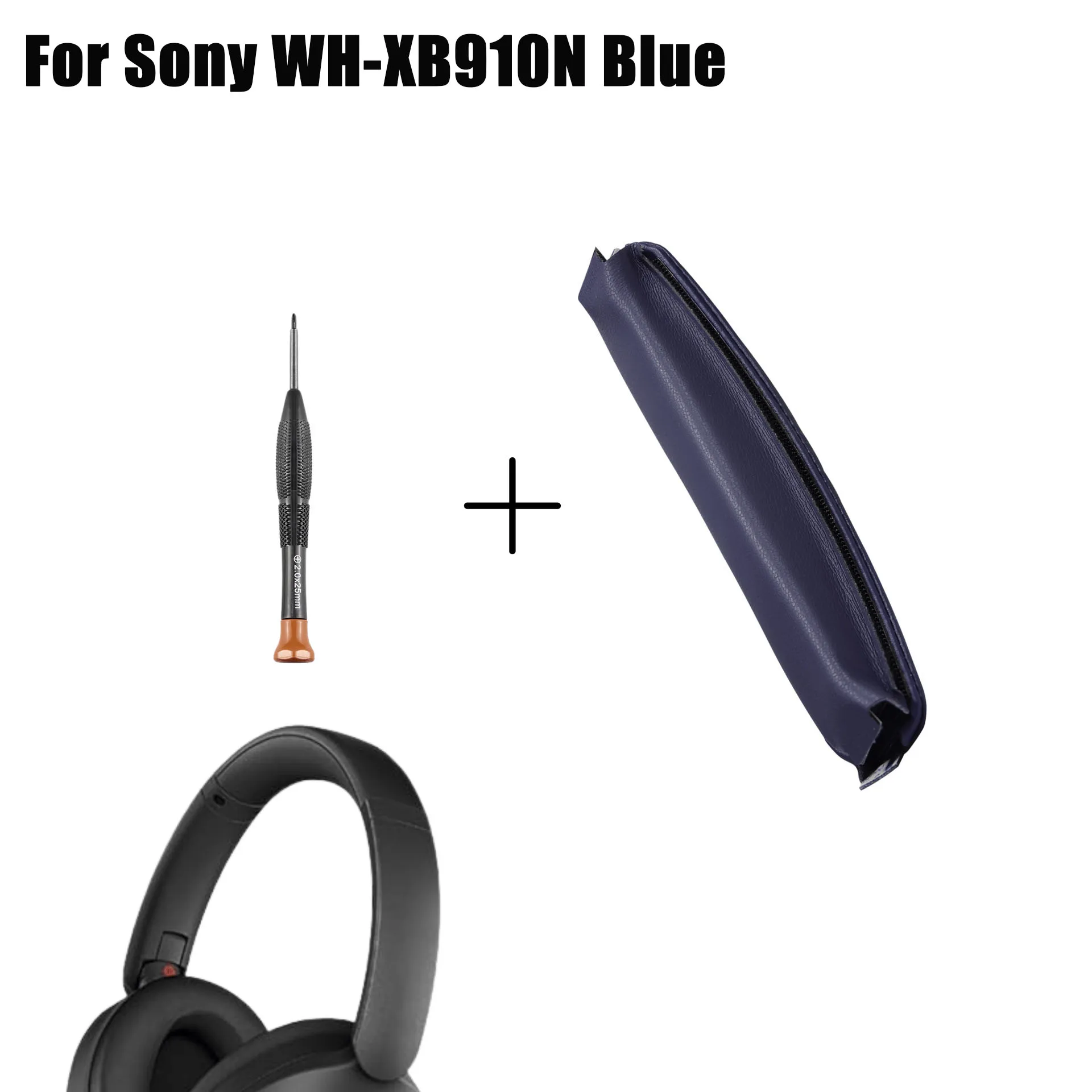 Фото Простая установка WHXB910N повязка на голову для SONY WH-XB910N сменная повязка на голову, подушка, чехол WH XB910N, повязка на голову №4