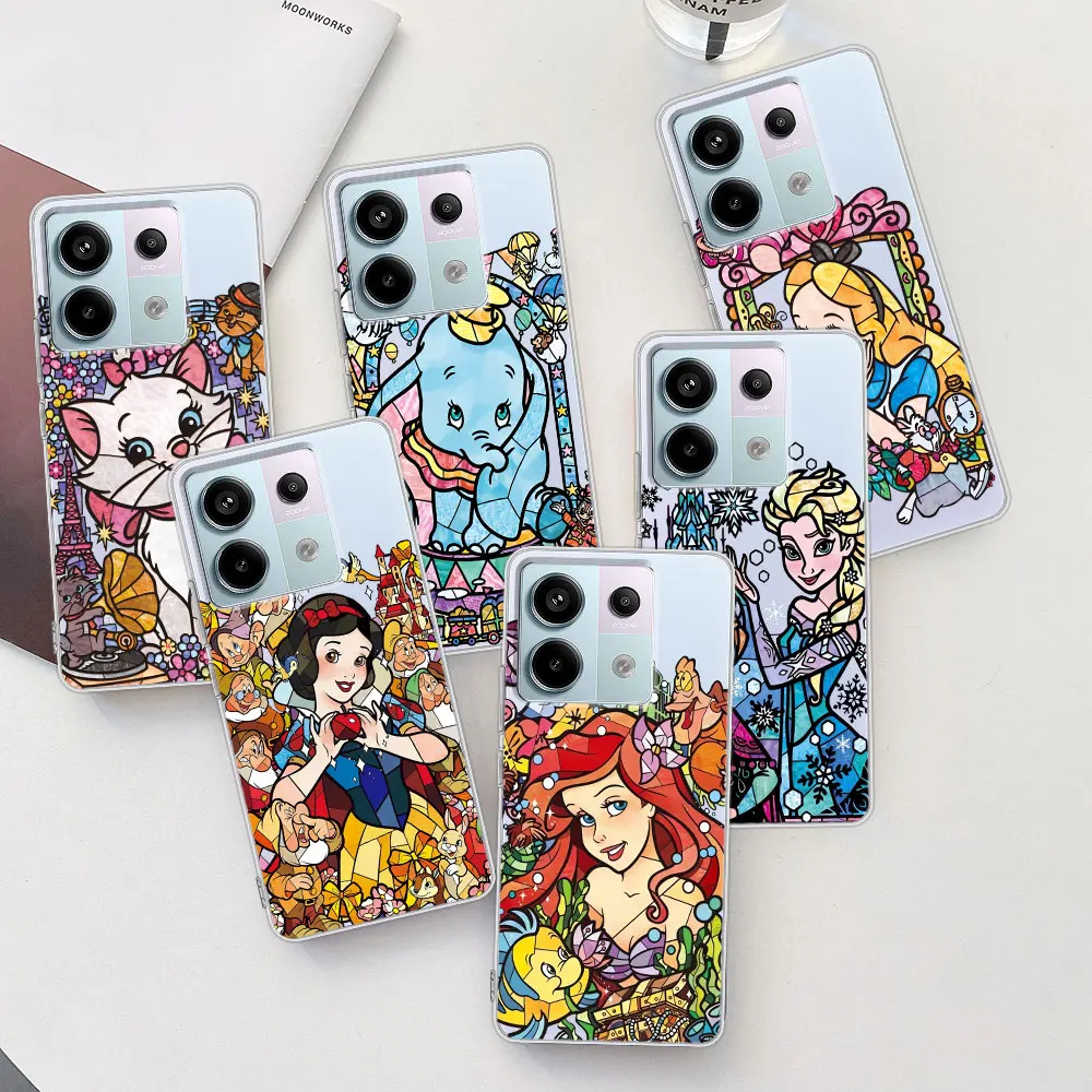 Чехол Disney Snow White для Xiaomi Redmi 7A 9C 9A 9i 9 10 Prime 8 10C 12 7 8A 12C 10X 10A 9T 6A 6 K40 Мягкий силиконовый