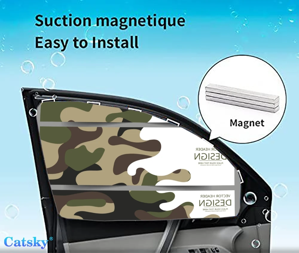 

4 Pieces Privacy Car Window Sun Shades Magnetic Blackout Car Window Covers Car Curtains Car Window Sun Shades Covers Auto