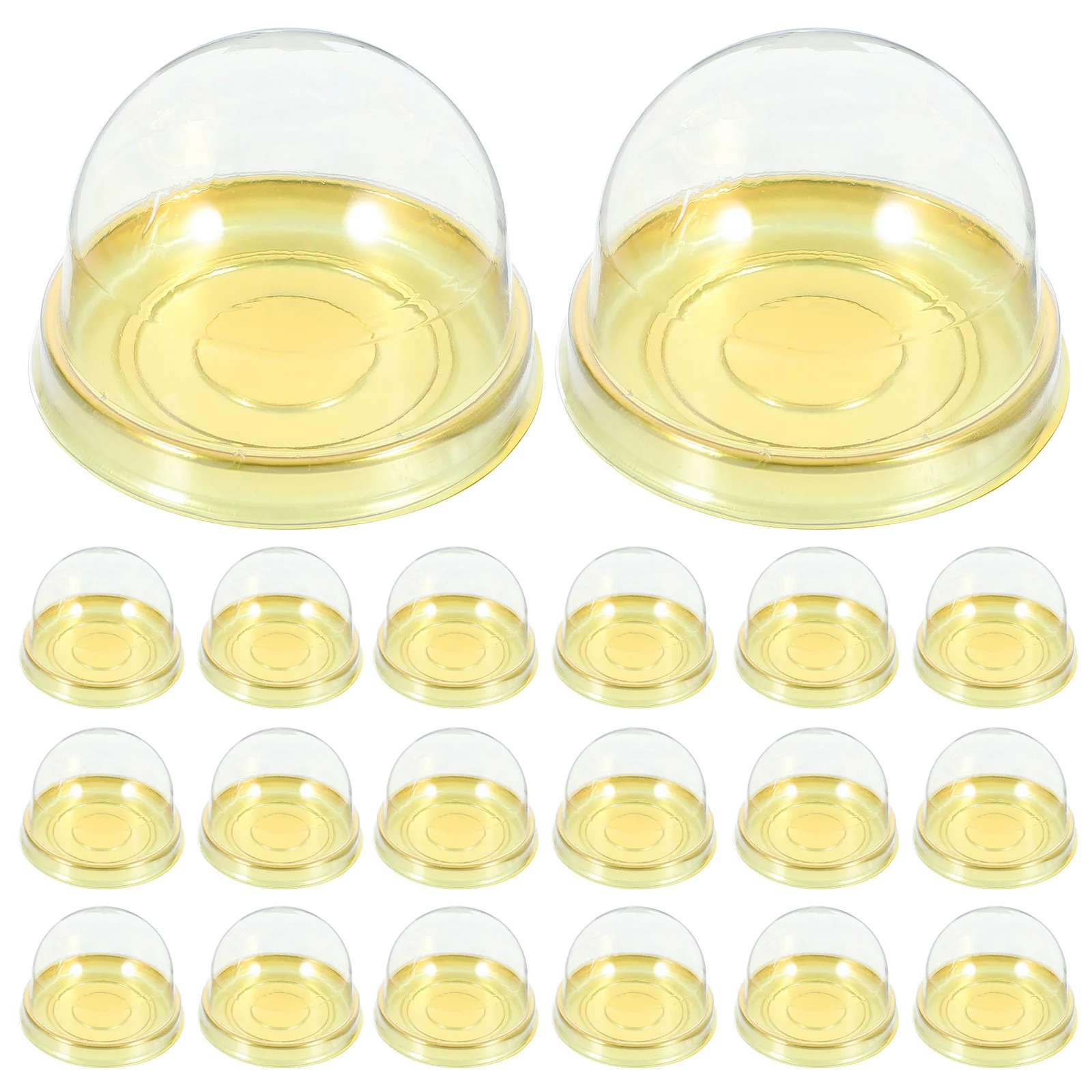 50 шт. коробки для кексов контейнер мини-коробка купольная коробка выпечки торта