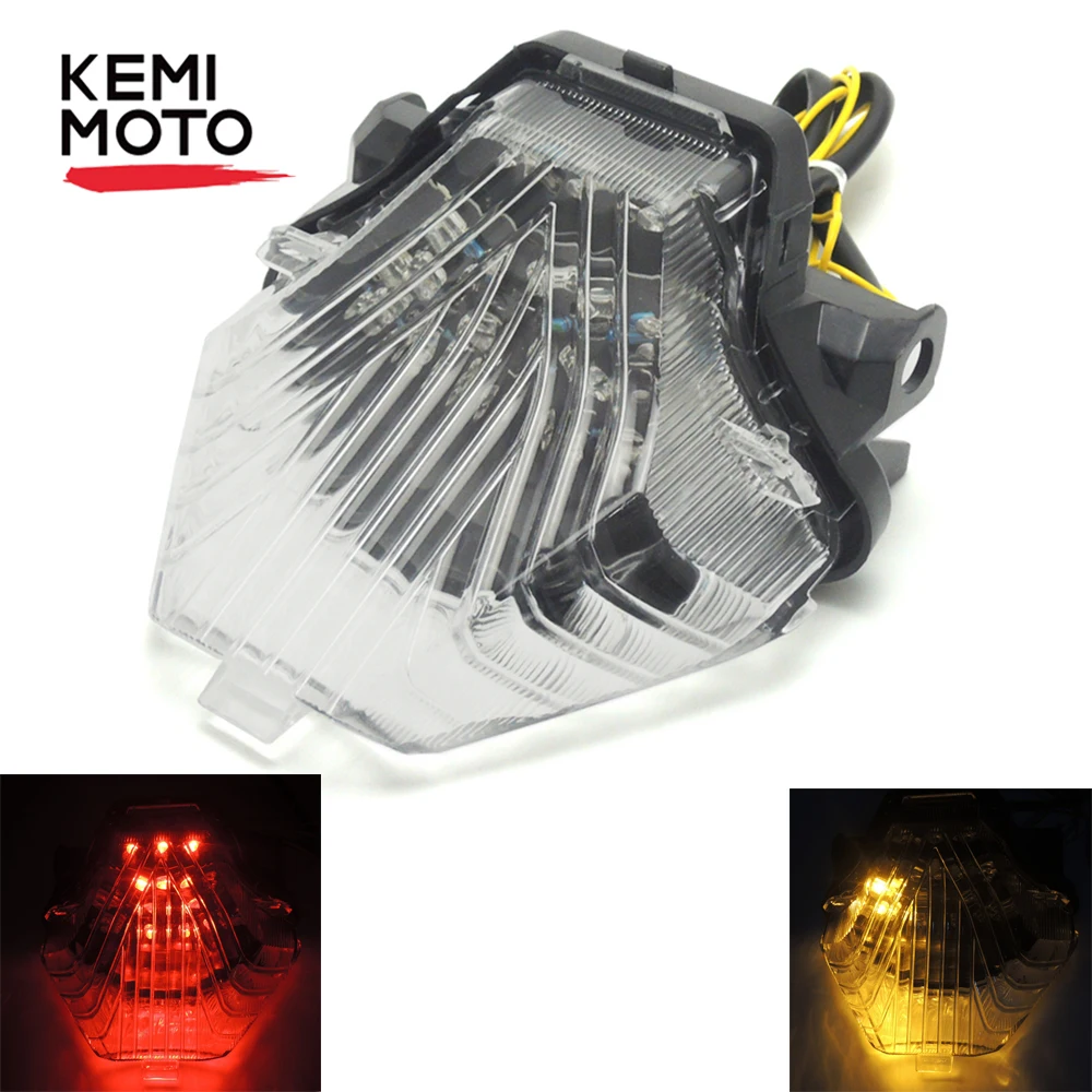 

Motorcycle Taillight For YAMAHA YZF R3 YZF-R25 FZ07 MT07 FZ MT 07 2015 2016 Diesel Chrome Brake Turn Signals Integrated LED