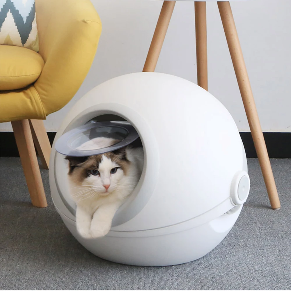 Кошачий наполнитель закрытый самоочищающийся обучающий кошачий Лопата туалет
