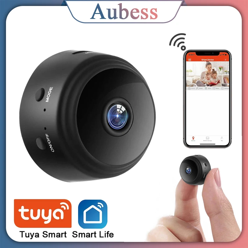 

Tuya A9 Mini Outdoor Wifi Baby Monitoring Wireless Surveillance Home IP Camera 1080p HD No Night Vision Camcorder CCTV Camera
