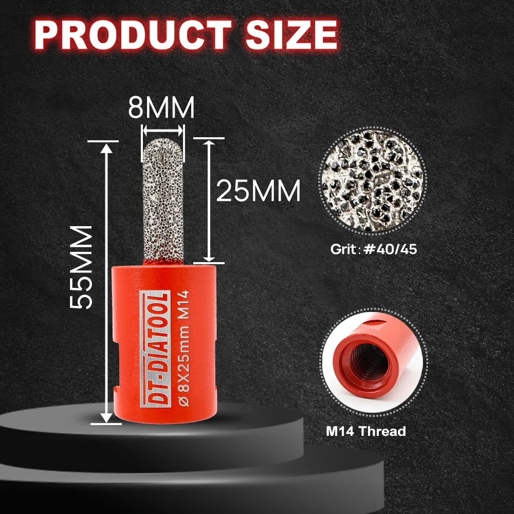 

DT-DIATOOL Алмазные фрезы для удаления раствора 4 мм/8 мм