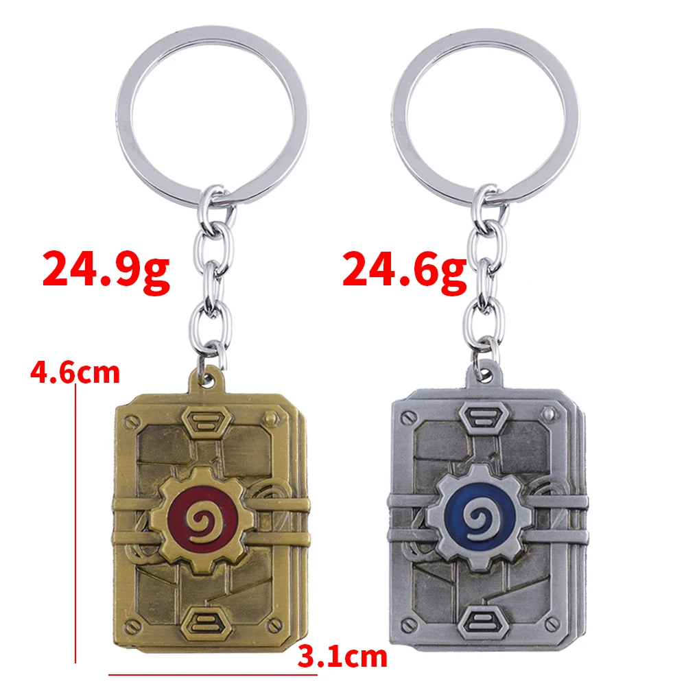 Брелок HearthStone Heroes Of Warcraft Металлический Унисекс Для Ключей Держатель Карт