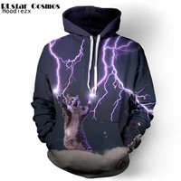 cosmos thundercat sweatshirt 3d cosmos cat lightning thunder hoodie hoodie harajuku casual sweatshirt