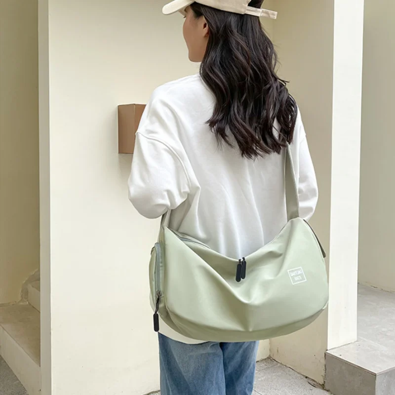 Men's Tide Brand Shoulder Purses Nylon Bag Travel large capacity Crossbody Bag for Women Underarm Simple Shoulder Bolso Feminina